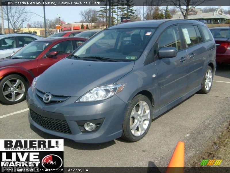 Galaxy Gray Mica / Black 2009 Mazda MAZDA5 Touring