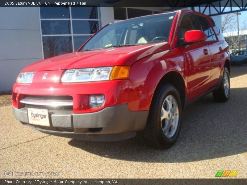Chili Pepper Red / Tan 2005 Saturn VUE V6
