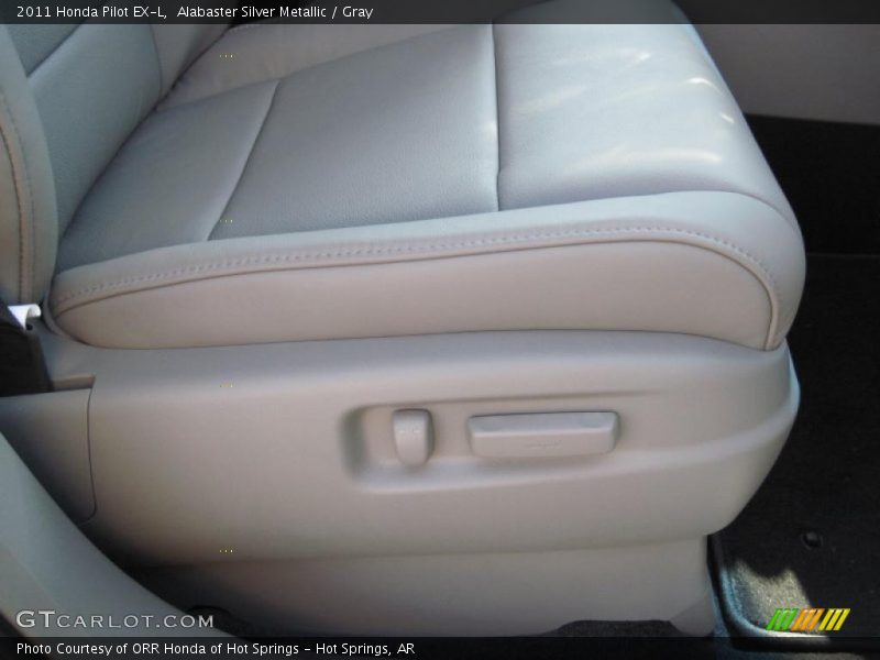 Alabaster Silver Metallic / Gray 2011 Honda Pilot EX-L
