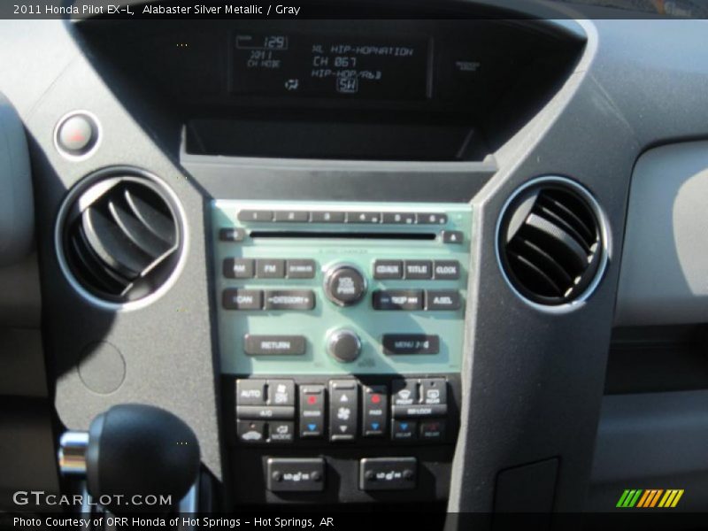 Alabaster Silver Metallic / Gray 2011 Honda Pilot EX-L