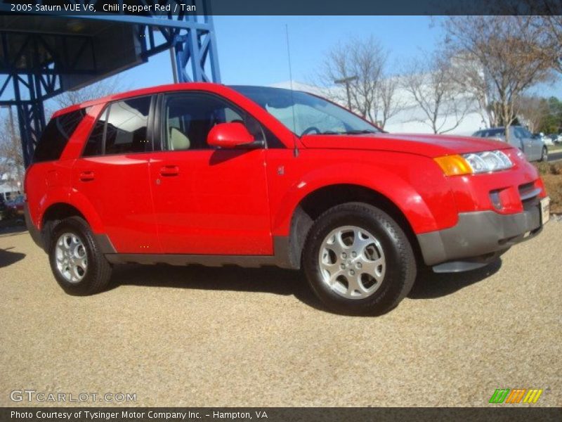 Chili Pepper Red / Tan 2005 Saturn VUE V6