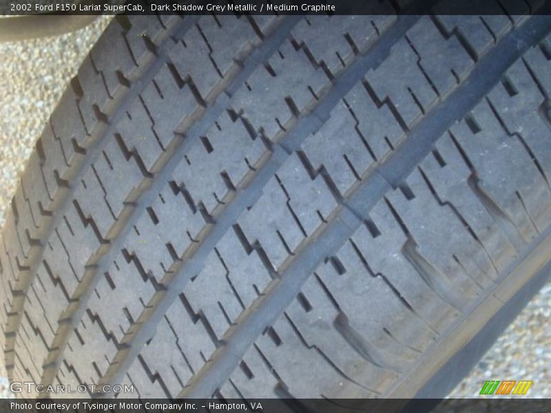 Dark Shadow Grey Metallic / Medium Graphite 2002 Ford F150 Lariat SuperCab
