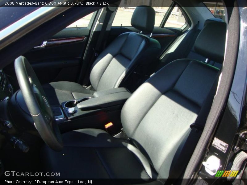 Black / Black 2008 Mercedes-Benz C 300 4Matic Luxury