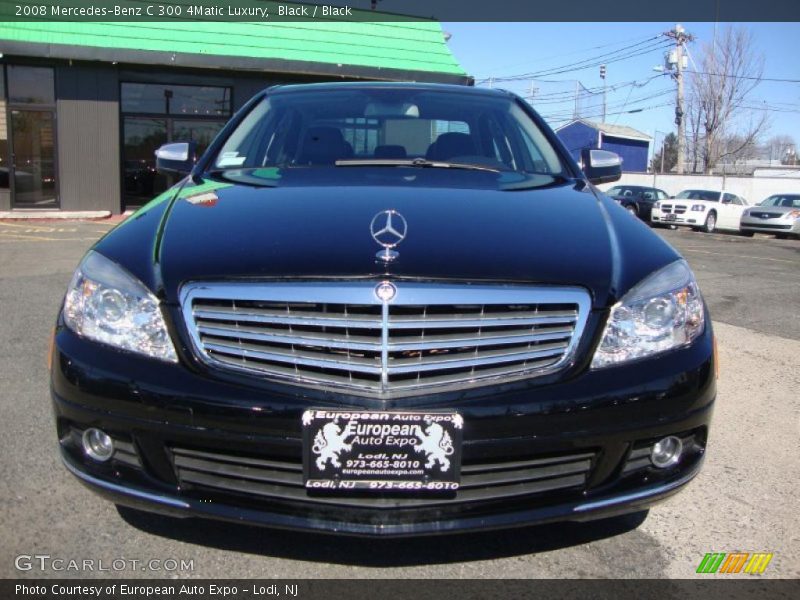 Black / Black 2008 Mercedes-Benz C 300 4Matic Luxury