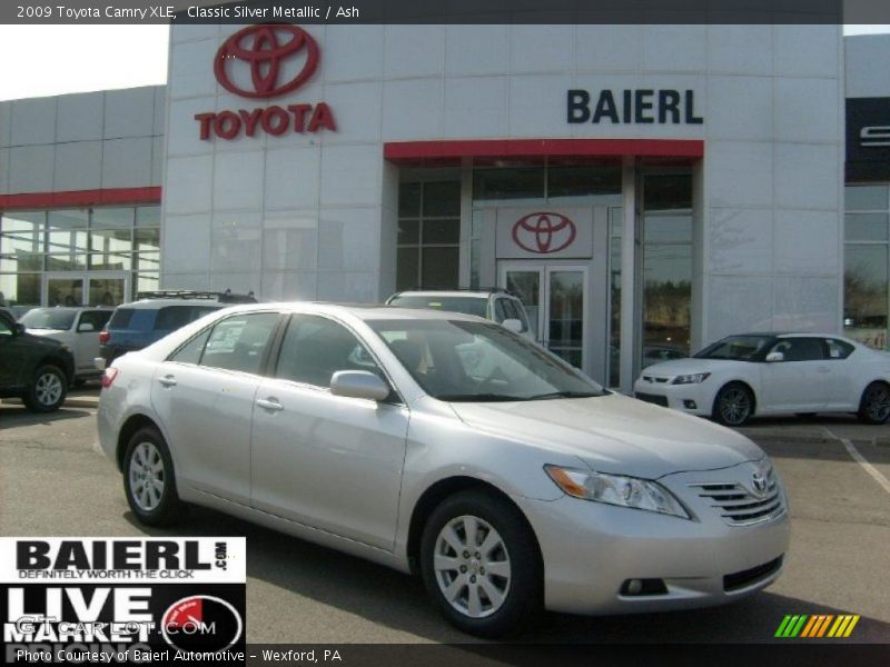 Classic Silver Metallic / Ash 2009 Toyota Camry XLE
