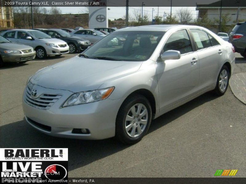 Classic Silver Metallic / Ash 2009 Toyota Camry XLE