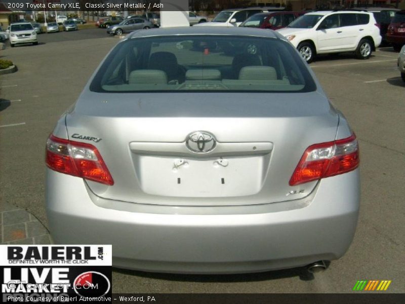 Classic Silver Metallic / Ash 2009 Toyota Camry XLE