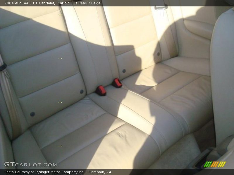 Caribic Blue Pearl / Beige 2004 Audi A4 1.8T Cabriolet