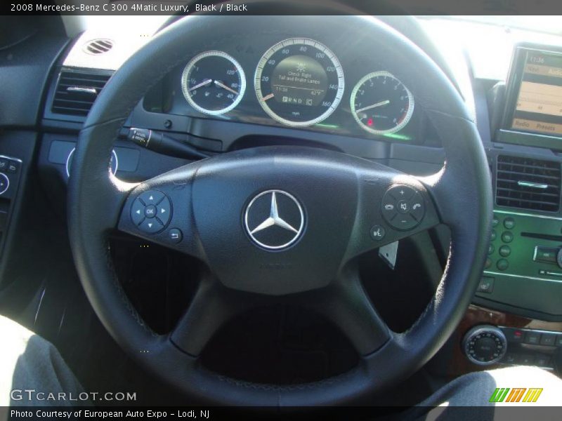 Black / Black 2008 Mercedes-Benz C 300 4Matic Luxury