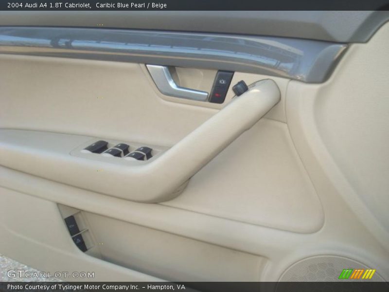 Caribic Blue Pearl / Beige 2004 Audi A4 1.8T Cabriolet