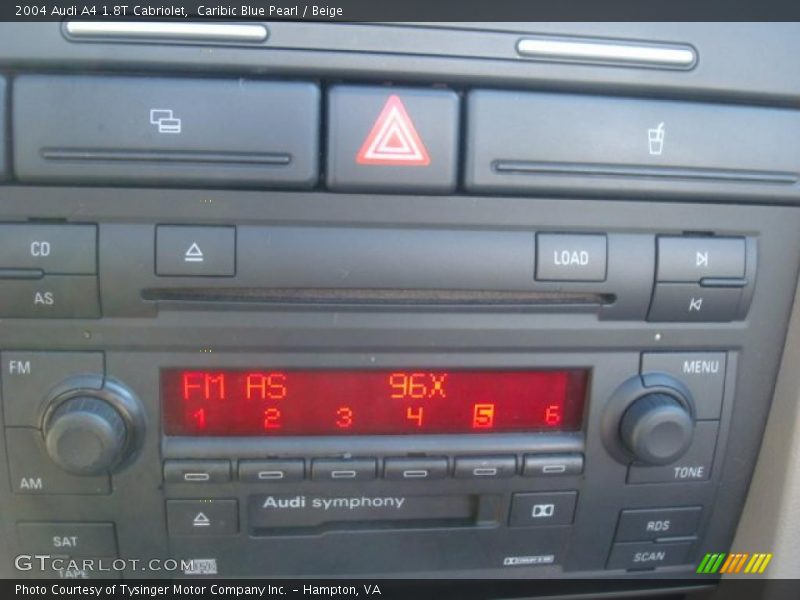 Controls of 2004 A4 1.8T Cabriolet