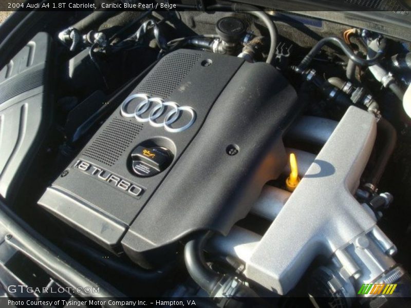  2004 A4 1.8T Cabriolet Engine - 1.8L Turbocharged DOHC 20V 4 Cylinder