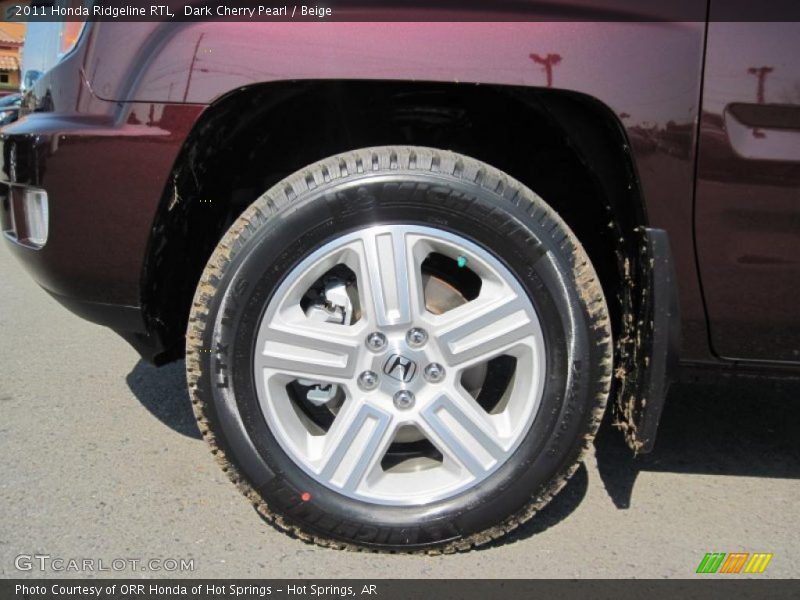 Dark Cherry Pearl / Beige 2011 Honda Ridgeline RTL