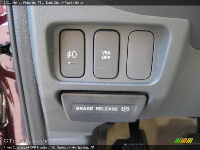 Dark Cherry Pearl / Beige 2011 Honda Ridgeline RTL