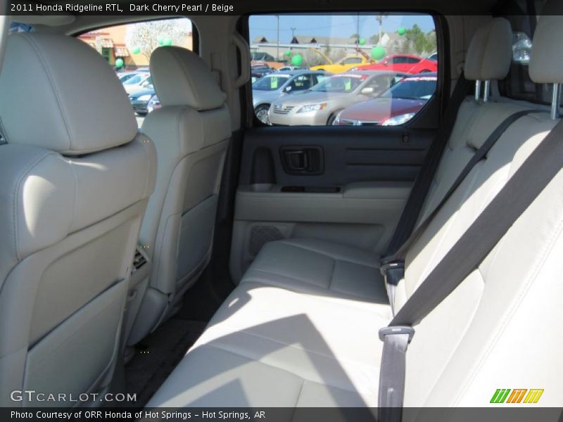 Dark Cherry Pearl / Beige 2011 Honda Ridgeline RTL
