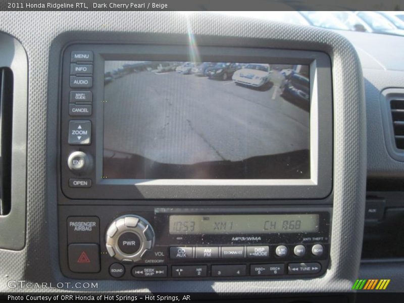Dark Cherry Pearl / Beige 2011 Honda Ridgeline RTL