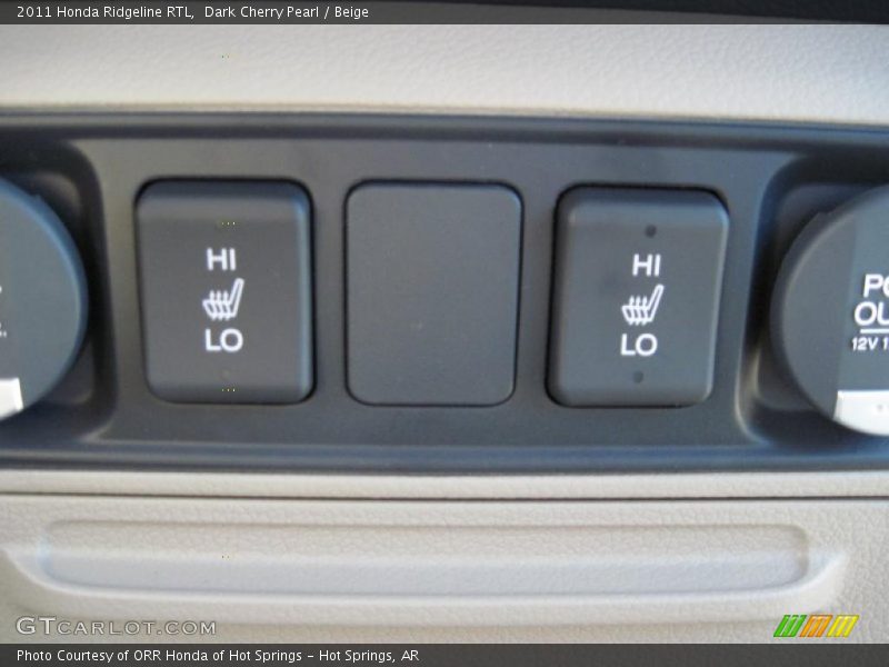 Dark Cherry Pearl / Beige 2011 Honda Ridgeline RTL