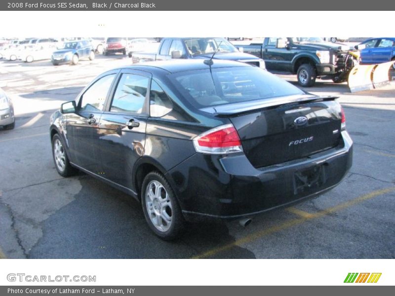 Black / Charcoal Black 2008 Ford Focus SES Sedan