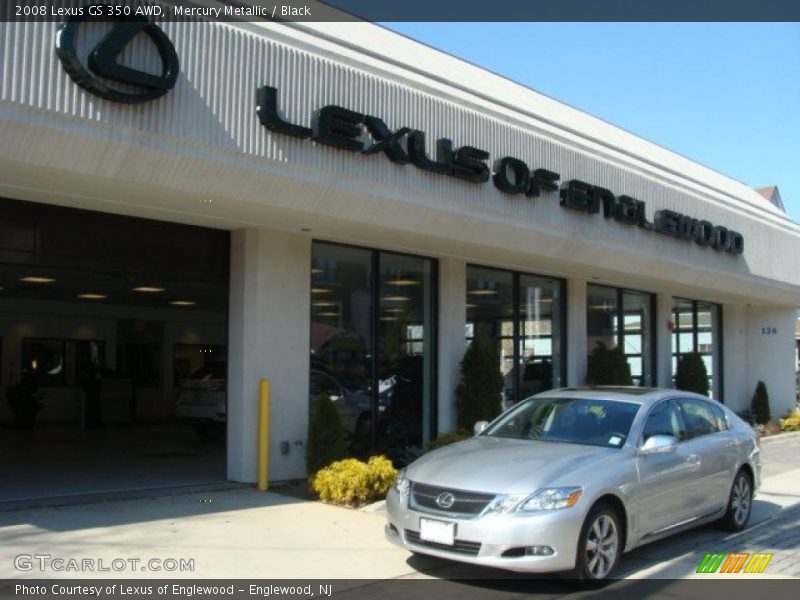 Mercury Metallic / Black 2008 Lexus GS 350 AWD