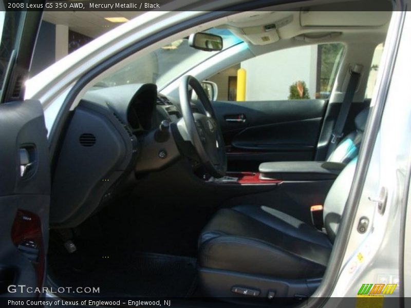 Mercury Metallic / Black 2008 Lexus GS 350 AWD