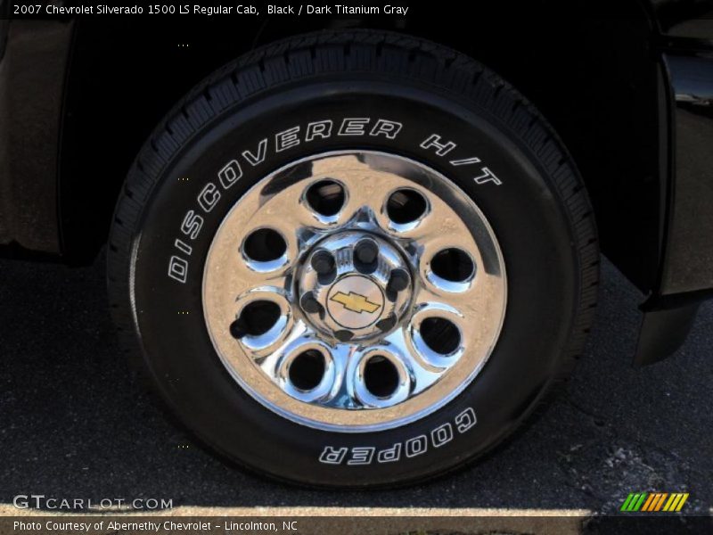 Black / Dark Titanium Gray 2007 Chevrolet Silverado 1500 LS Regular Cab