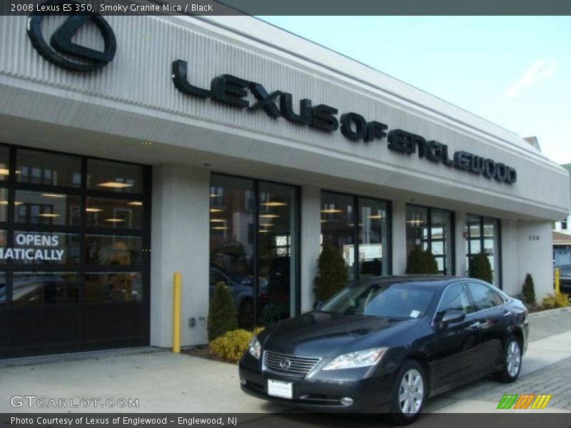 Smoky Granite Mica / Black 2008 Lexus ES 350