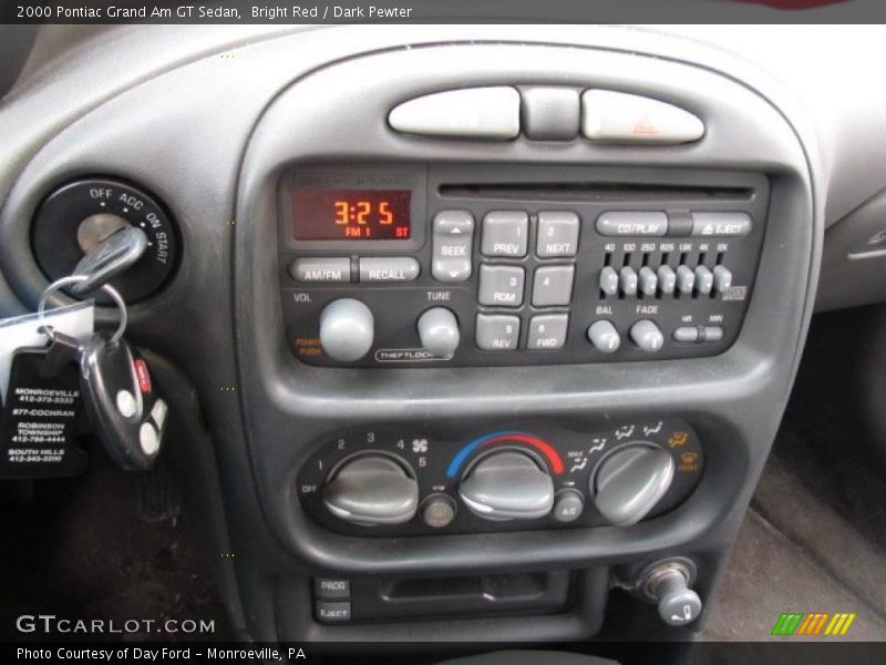 Controls of 2000 Grand Am GT Sedan