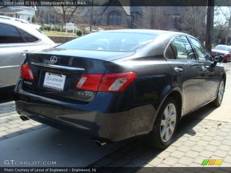 Smoky Granite Mica / Black 2008 Lexus ES 350