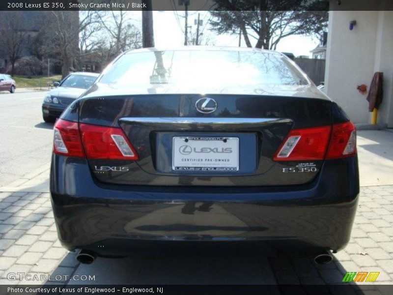 Smoky Granite Mica / Black 2008 Lexus ES 350