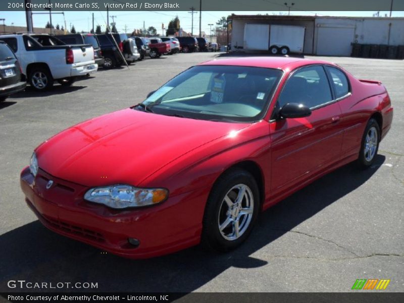 Victory Red / Ebony Black 2004 Chevrolet Monte Carlo SS