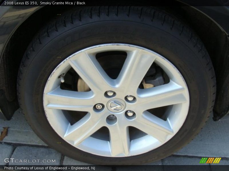 Smoky Granite Mica / Black 2008 Lexus ES 350