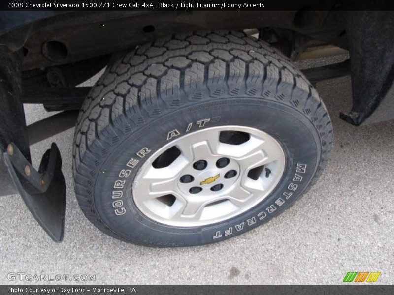 Black / Light Titanium/Ebony Accents 2008 Chevrolet Silverado 1500 Z71 Crew Cab 4x4