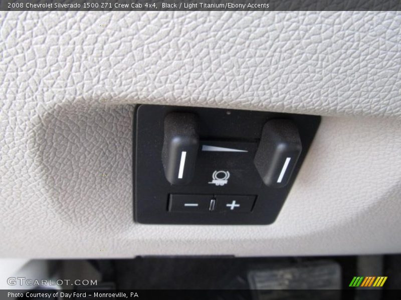 Black / Light Titanium/Ebony Accents 2008 Chevrolet Silverado 1500 Z71 Crew Cab 4x4