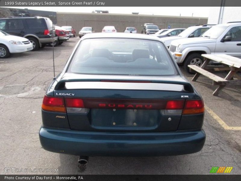 Spruce Green Pearl / Gray 1999 Subaru Legacy L Sedan