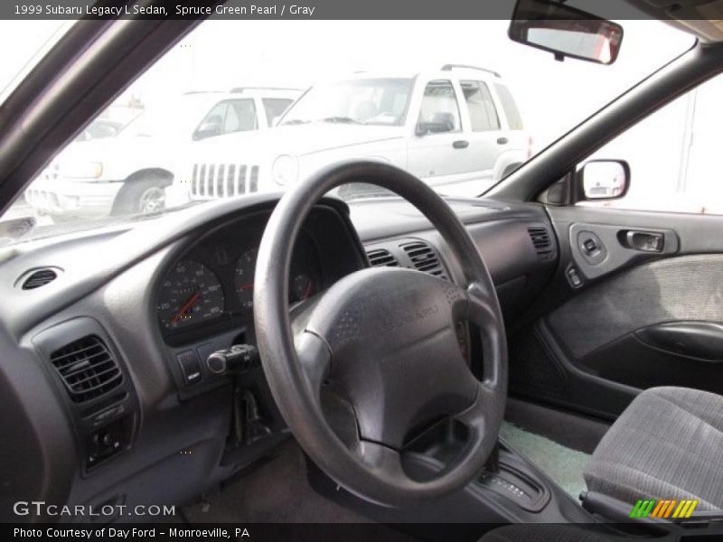Spruce Green Pearl / Gray 1999 Subaru Legacy L Sedan