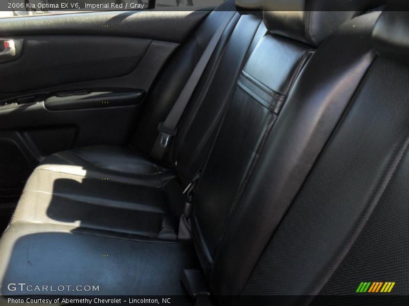 Imperial Red / Gray 2006 Kia Optima EX V6