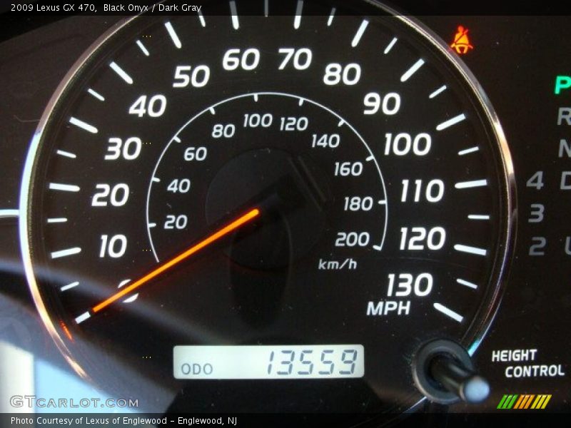 Black Onyx / Dark Gray 2009 Lexus GX 470