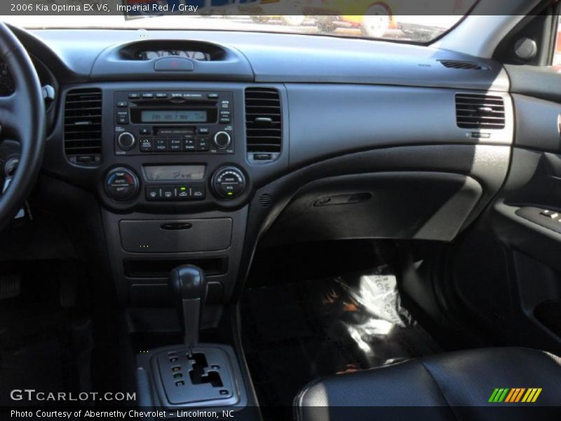 Imperial Red / Gray 2006 Kia Optima EX V6