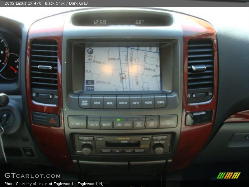 Navigation of 2009 GX 470