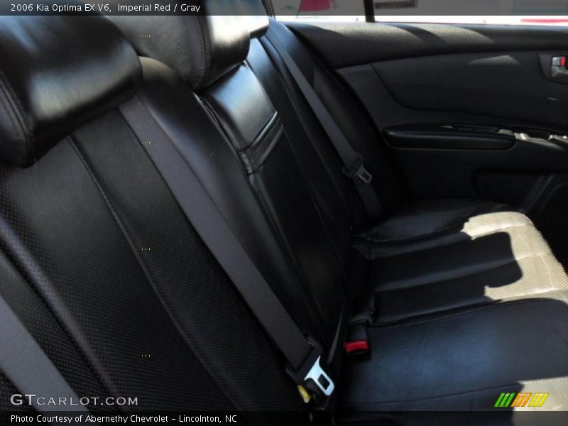 Imperial Red / Gray 2006 Kia Optima EX V6