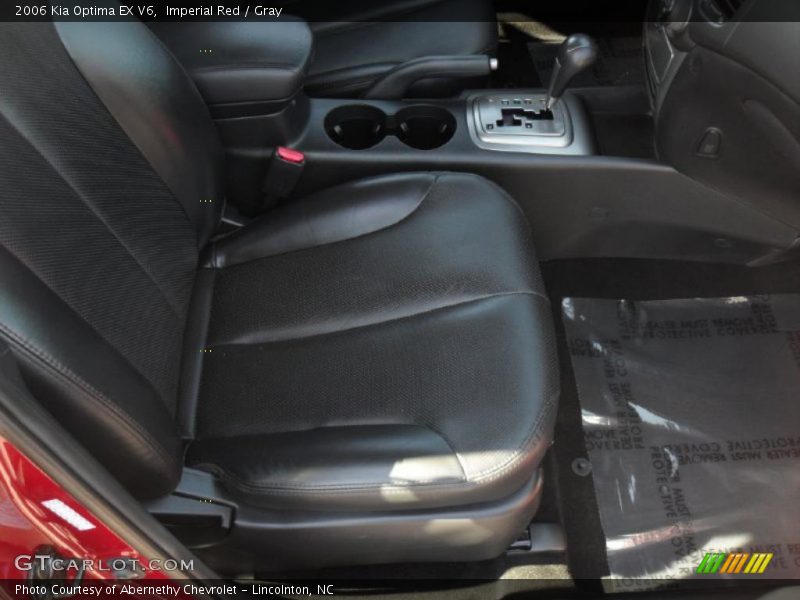 Imperial Red / Gray 2006 Kia Optima EX V6