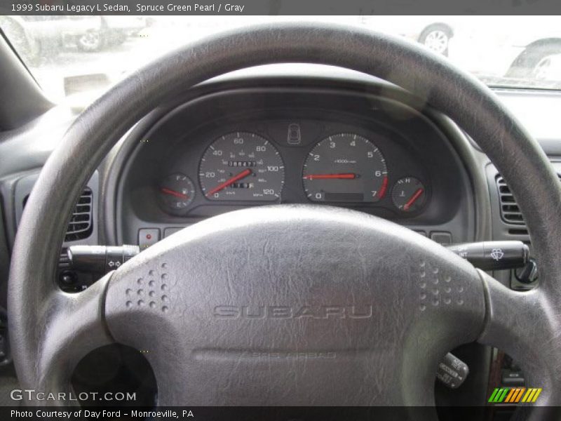 Spruce Green Pearl / Gray 1999 Subaru Legacy L Sedan