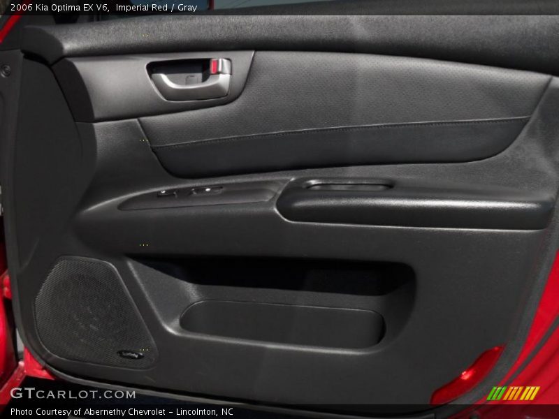 Imperial Red / Gray 2006 Kia Optima EX V6