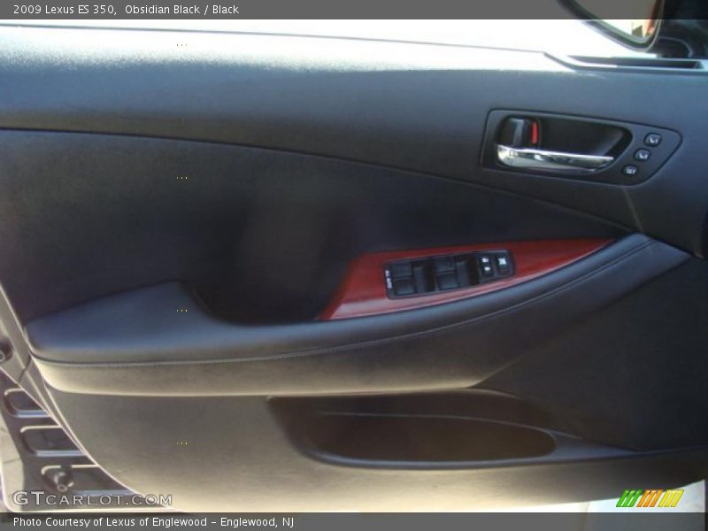 Obsidian Black / Black 2009 Lexus ES 350