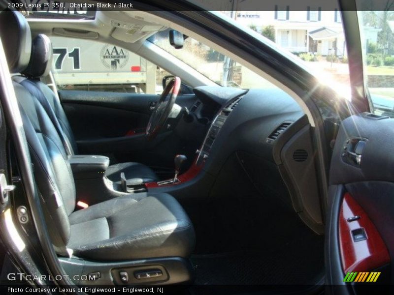 Obsidian Black / Black 2009 Lexus ES 350