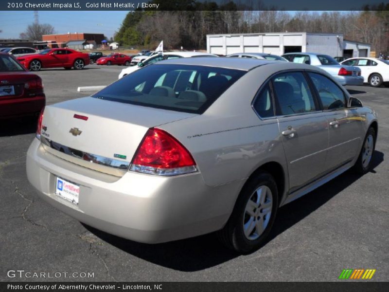 Gold Mist Metallic / Ebony 2010 Chevrolet Impala LS