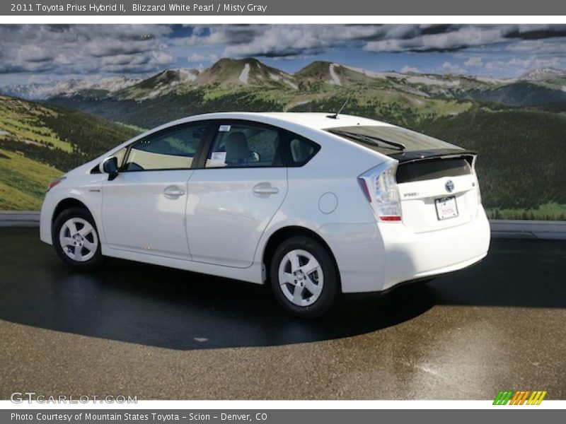 Blizzard White Pearl / Misty Gray 2011 Toyota Prius Hybrid II