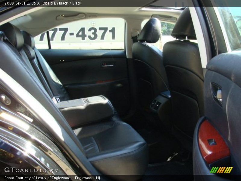 Obsidian Black / Black 2009 Lexus ES 350