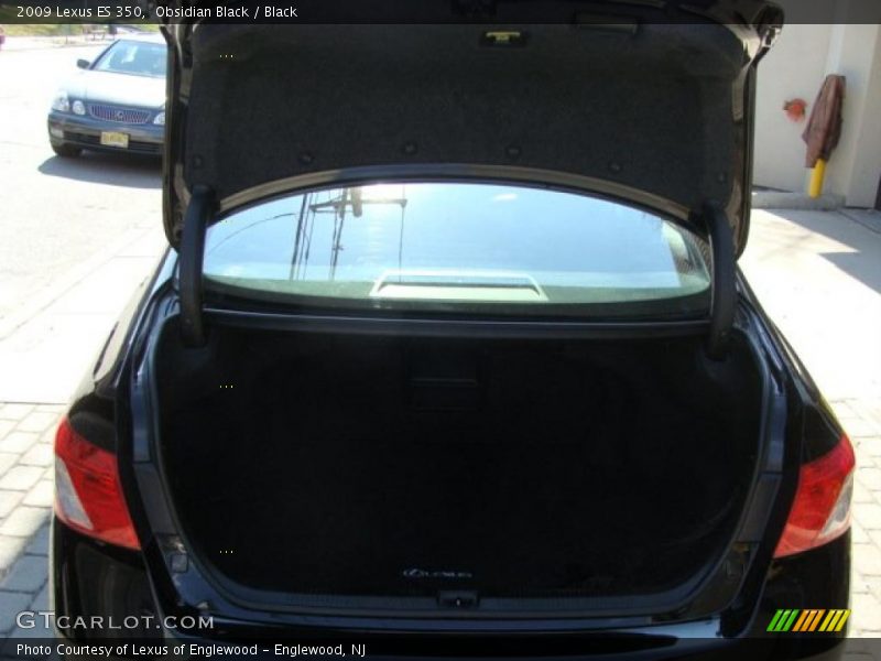 Obsidian Black / Black 2009 Lexus ES 350