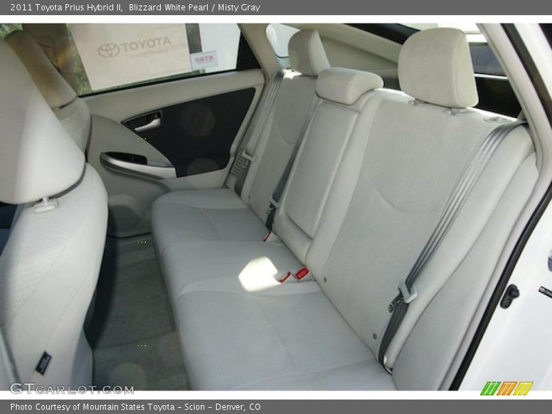 Blizzard White Pearl / Misty Gray 2011 Toyota Prius Hybrid II